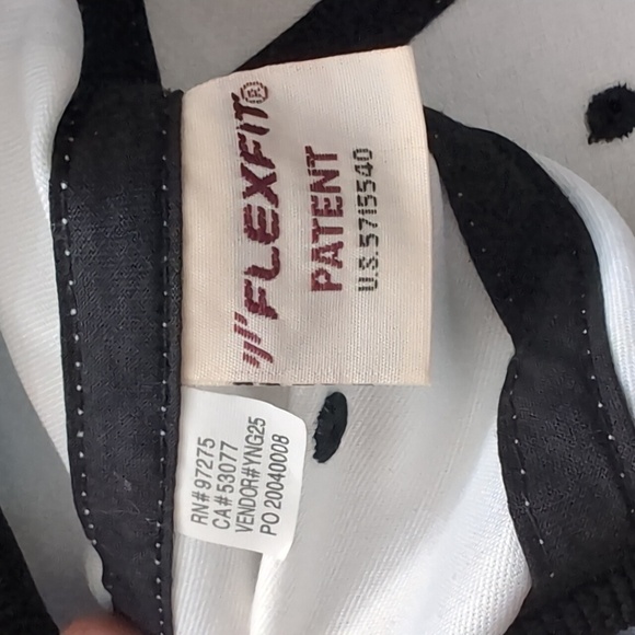 Flexfit Men's Blue/White Fox Motorcross Racing Hat,Plaid Pattern,S/M. - Picture 8 of 8